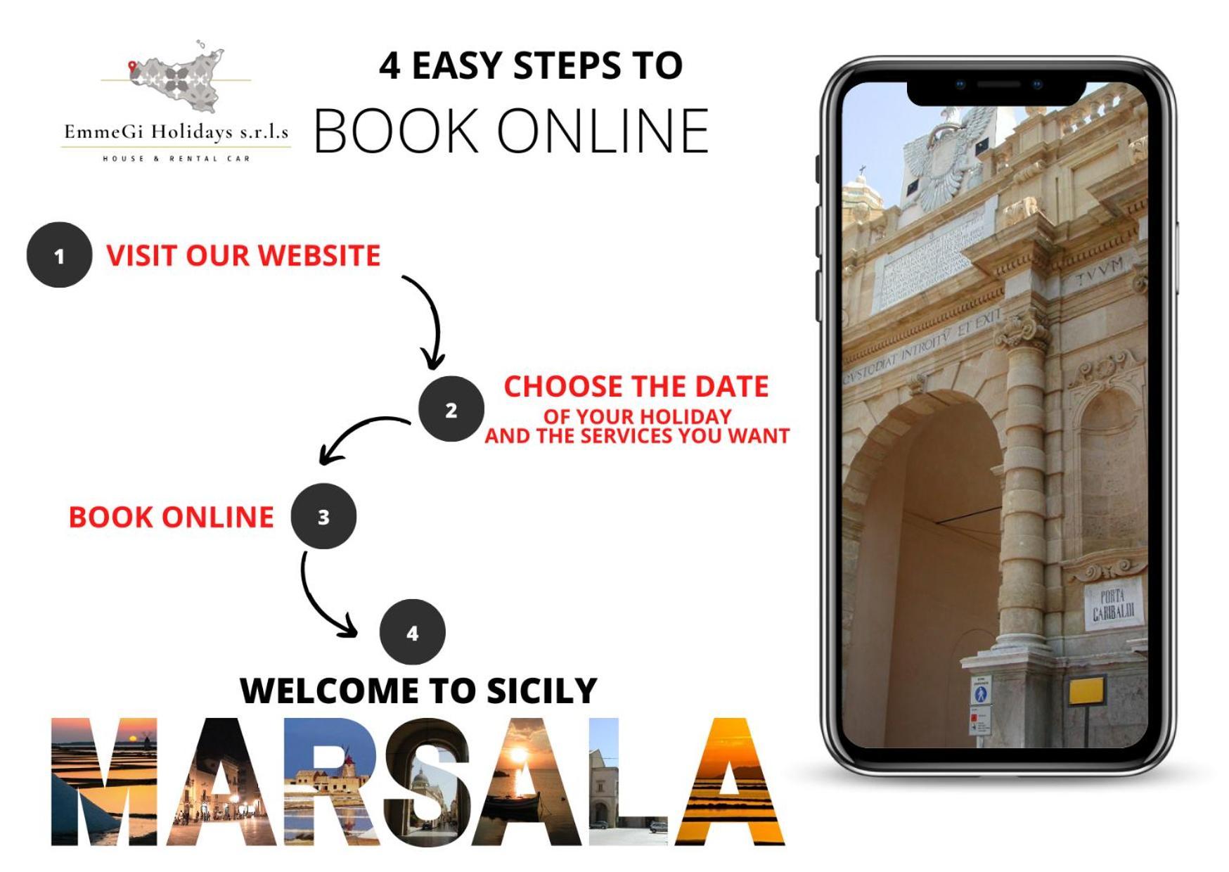 Casa No-Ma In Centro Storico Villa Marsala Eksteriør bilde